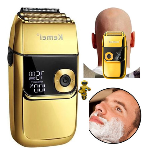  Aparelho Barbeador Shaver  Recarregável Portátil 7500 Rpm