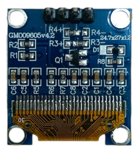 5x Display Oled 0.96 Branco I2c 128x64 Arduino Raspberry Pic