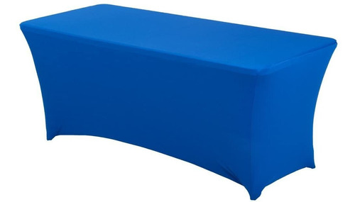 Cubierta Rectangular De Licra Para Mesa (5 Pies, Azul R...