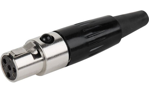 Ficha Mini Canon Xlr 4 Pines Hembra Ta4f Compatible Shure