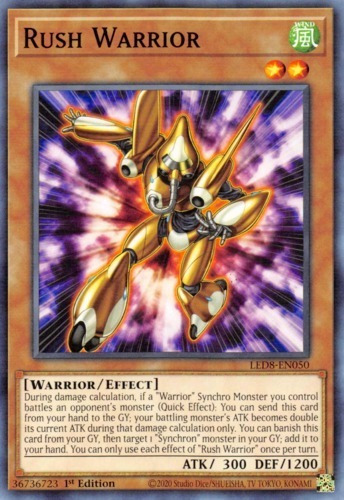 Rush Warrior (led8-en050) Yu-gi-oh!