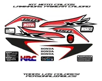 Comprar Stickers Calcos Kit Honda Xr 150 Laminadas Full Tornasoladas