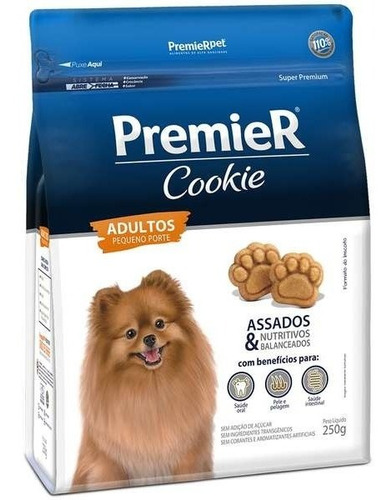 Biscoito Premier Pet Cookie Para Cães Adultos Raças Pequenas