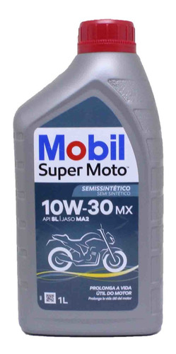 Oleo Mobil Mx Motor 4t Sae 10w30 Semisintetico 1l