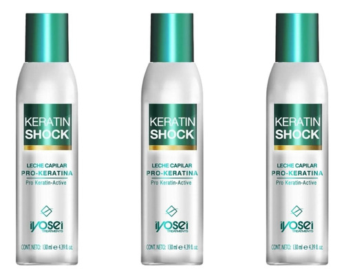 Combo X3 Uni Leche Capilar Keratin Shock Pro-keratina X125ml