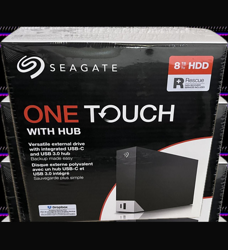 Seagate One Touch Stlc8000400 8 Tb Backup Disco Duro Externo (Usado)