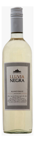 Vino Lluvia Negra Blanco Dulce 750ml X 6 Unid