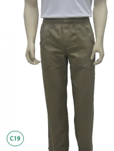 Calça brim best sale caqui