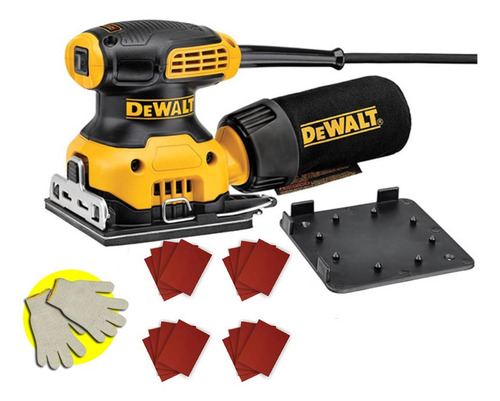 Lixadeira Orbital Dewalt Dwe6411 230w + Acessórios