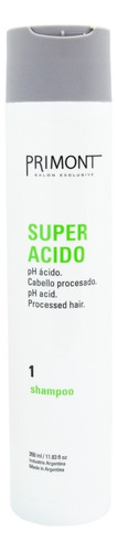  Primont Super Acido Shampoo Cabello Procesados Teñidos Chico