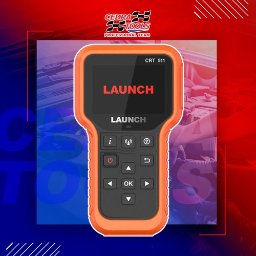 Imagen 2 de 5 de Escaner Launch Crt511 Para Tpms Programación Y Aprendizaje