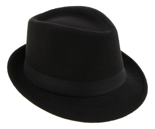 D Sombrero De Fedora Hehco De Lana Ala Corta Gorro De Para