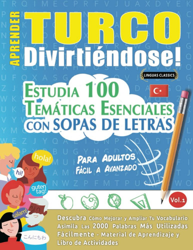 Libro: ¡aprende Turco Mientras Te Diviertes! Para Adultos: E