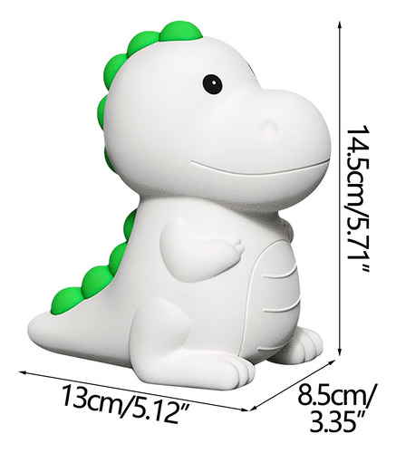 Luces Nocturnas D Dinosaur Nursery 0010, Recargables Por Usb
