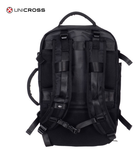 Mochila Business De Viaje Unicross Portanotebook Negro Lisa Negro Lisa