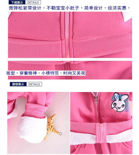 Conjunto De Ropa De Invierno De Felpa Cálida, Chamarra Con