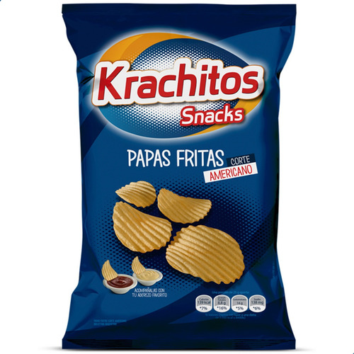 Papas Fritas Krachitos corte Americano