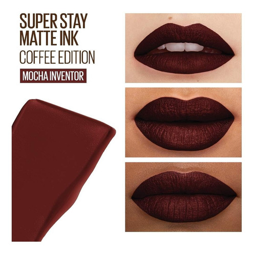 Labial Super Stay Matte Ink Coffee Edition 275 Mocha Invento