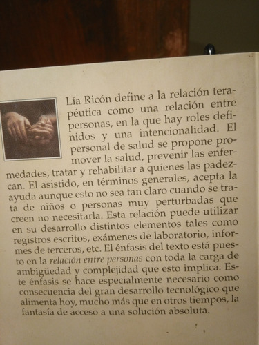 La Relacion Terapeutica  - Ricon Liaz            -pl-