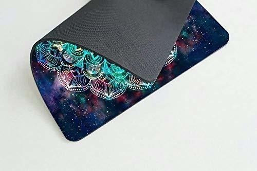 Alfombrilla De Ratón, Galaxy Mandala Pattern Impermeable Ani