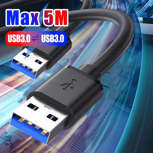 Cable De Extensión Usb 3.0, Tipo A Macho A Macho