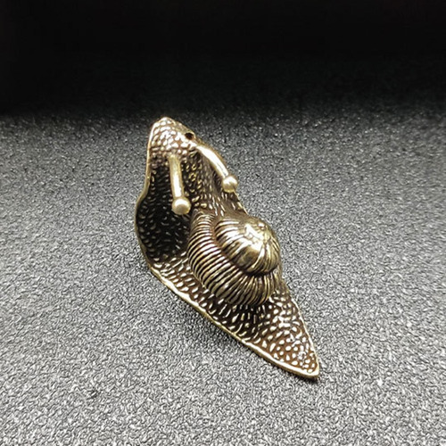 Figuritas De Caracol De Latón Puro En Miniatura De Cobre