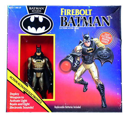 Kenner Dc Batman Returns Firebolt Action Electronics 1991