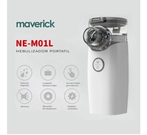 Nebulizador Ultrasonico Maverick Mesh Ne-m01l Portatil