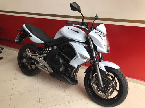 Imagem 4 de 7 de Kawasaki Er-6n 650 Abs 2011 Branca