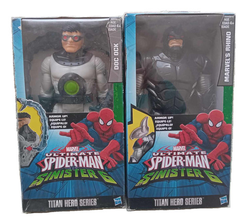 Rhino Y Octopus 30 Cm De Spideman Sinister
