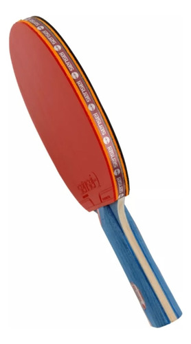 Paleta De Ping Pong Tenis Mesa 6 Stars Sensei Con Funda Mango Azul Acero An (anatómico)