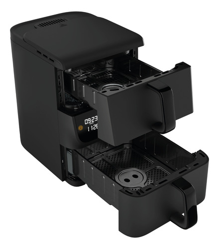 Peabody Pe-afdl101n Freidora De Aire Doble Canasto 10 Litros 2000w Digital - Negro