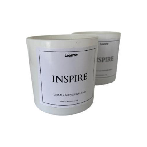 Vela Inspire - Com Frase Motivacional 170g