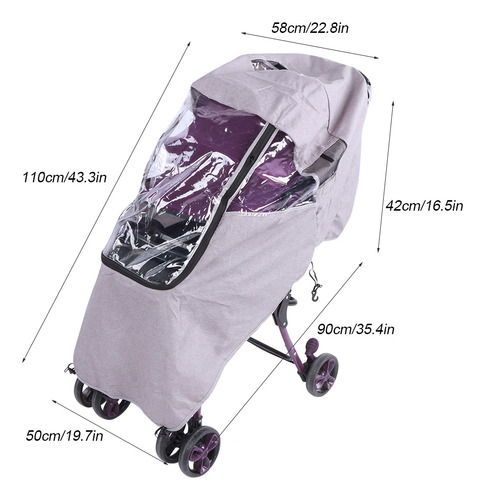 Funda Impermeable Universal Para Cochecito De Bebé, A Prueba