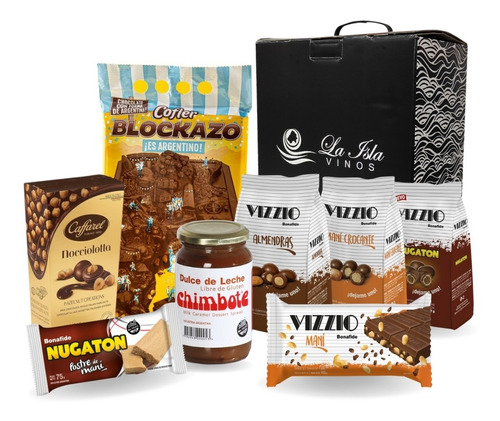 Blockazo + Chocolates + Chimbote. Box Dulce Combo Regalo