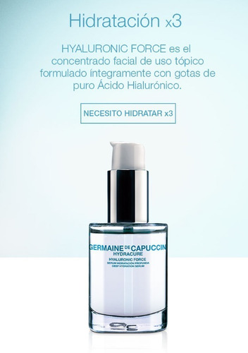 Imagen 3 de 9 de Serum De Hidratación Hyaluronic Force Germaine De Capuccini