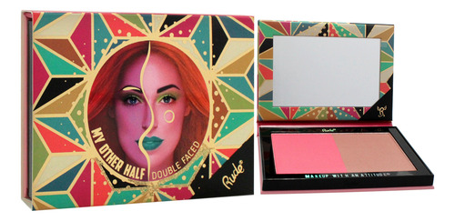 Paleta Facial Rude My Other Half Duo Shade Double Face