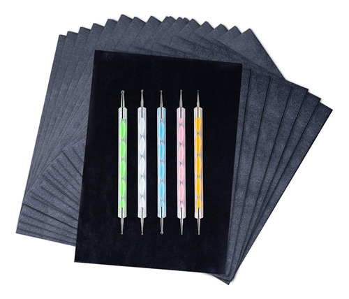 200 Sheets Carbon Paper Black Graphite Paper Transfer Tr Cci