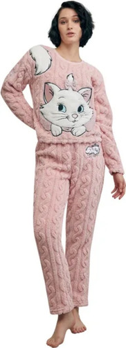 Pijama Completa Afelpada Invierno Mujer Disney Marie 1152131
