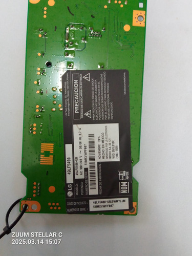 Main Lg 49lf5400 (Usado)