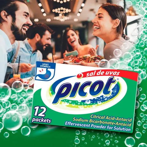 Solución En Polvo Efervescente Sal De Uvas Picot 5 Ml X 12