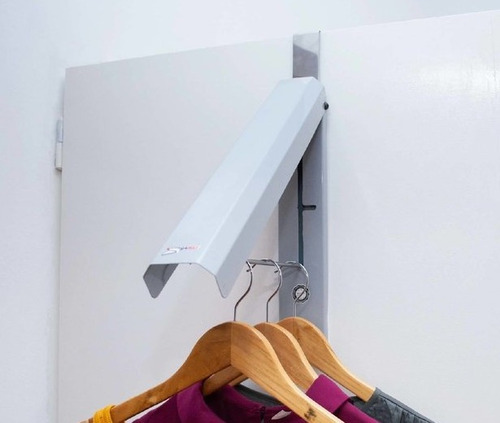 Imagen 3 de 9 de Soporte Accesorio Acero Puerta Para Colgar Cuelgamax Palermo