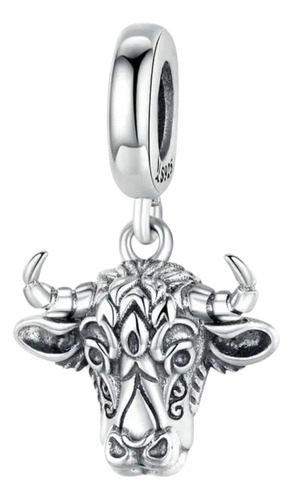 Charm O Dije De Toro. Plata 0.925, Joyería Fina