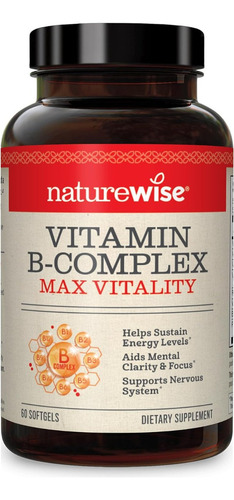 Complejo De Vitamina B Naturewise 60 Softgel
