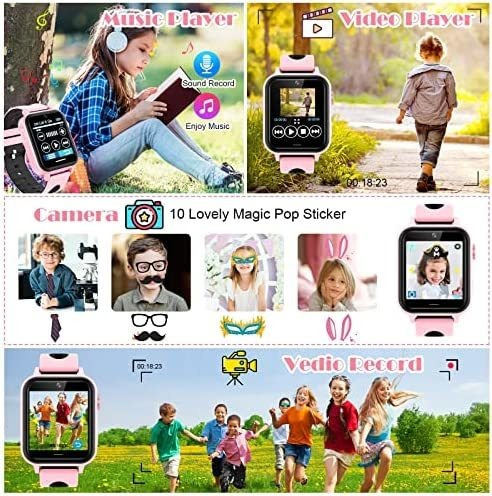 Imagen 6 de 8 de Reloj Inteligente P/niños Cjc De 3-12 Años - Rosa