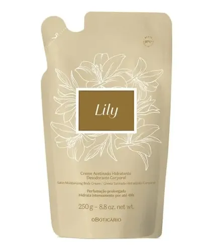 Refil Hidratante Corporal Lily O  Boticário Original