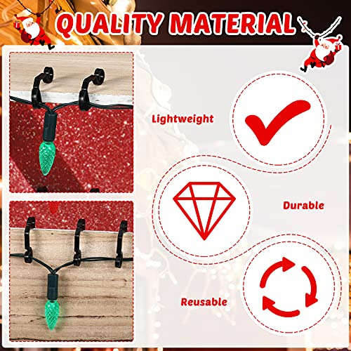 Gancho Para Luces De Navidad Para Exteriores, Gancho Para C
