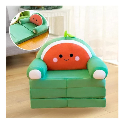 Sofá Plegable Para Niños Pequeños, Sillón, Funda Lavable