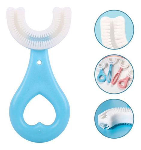 Cepillo De Dientes Silicona Forma De U Niños Y Niñas