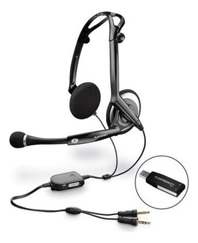 Plantronics Auriculares Estéreo Usb Plegable (optimizado Pa